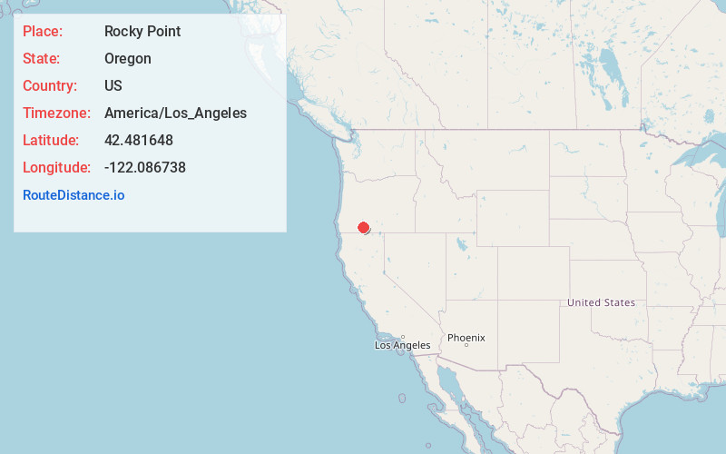 Map of Rocky Point