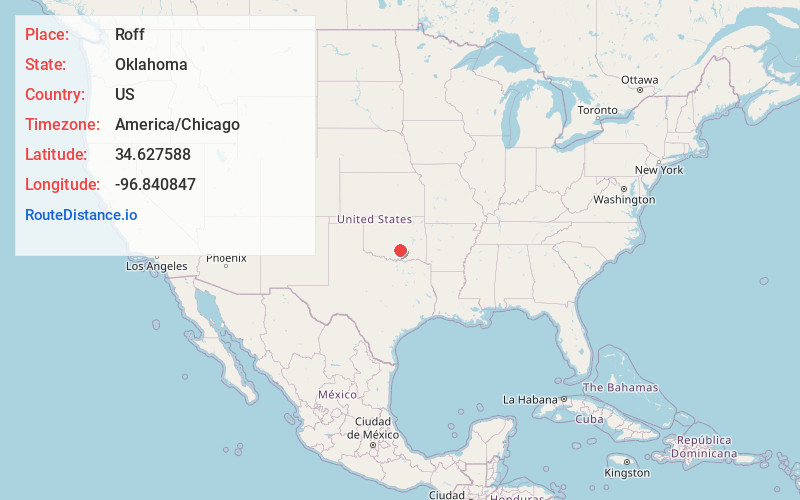 Map of Roff