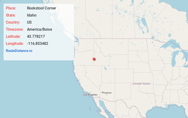 Map of Rookstool Corner