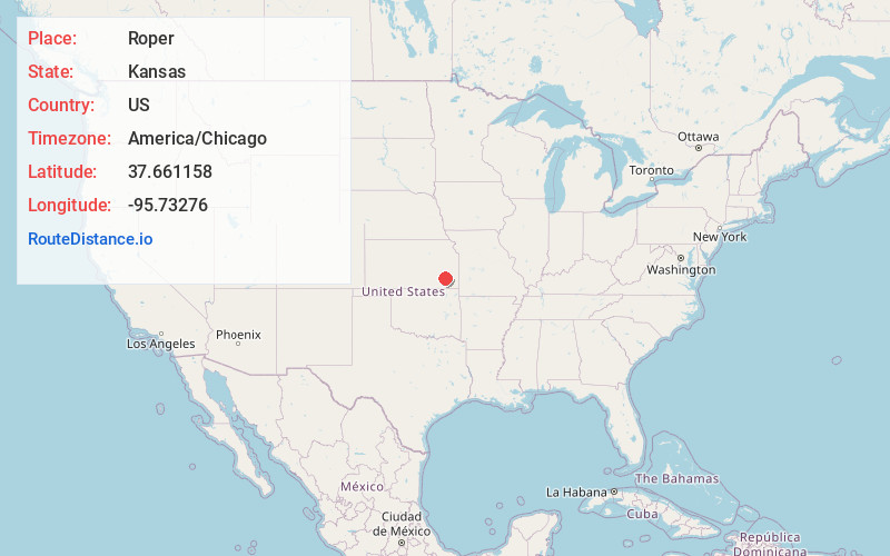Map of Roper