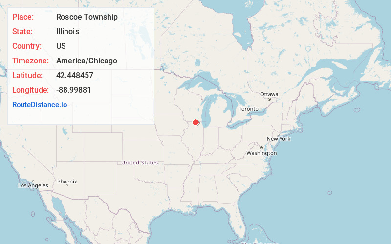 Map of Roscoe Township