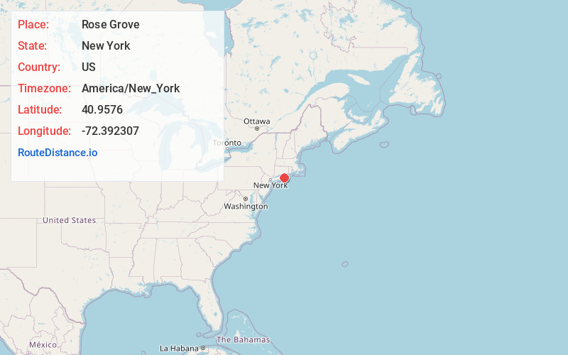 Map of Rose Grove