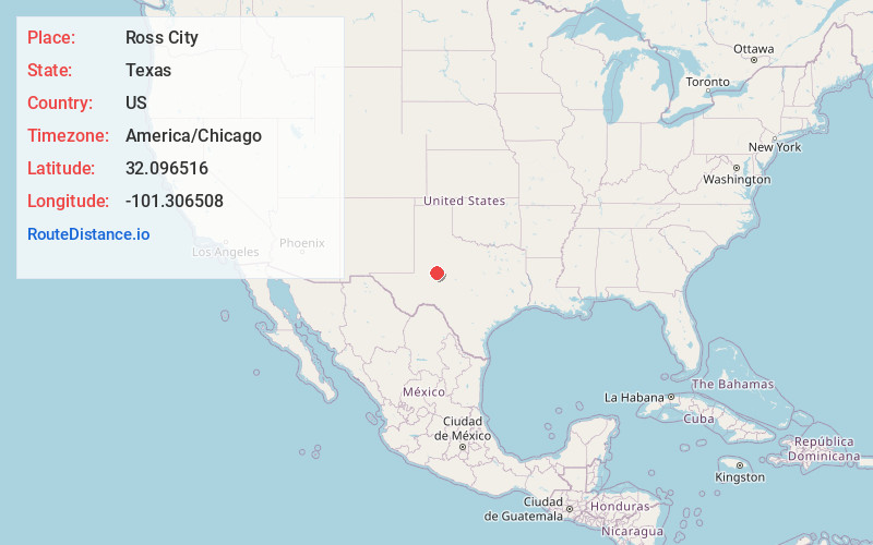 Map of Ross City