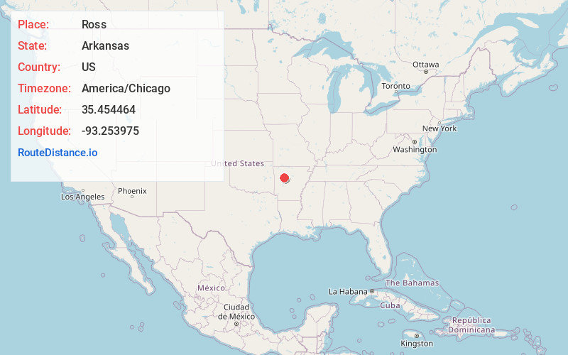 Map of Ross