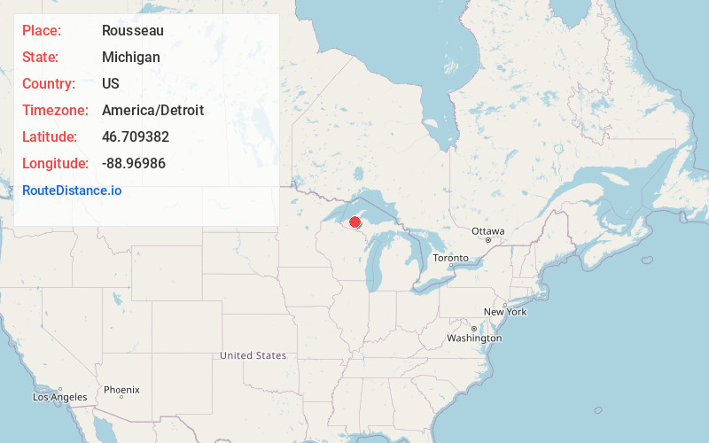 Map of Rousseau