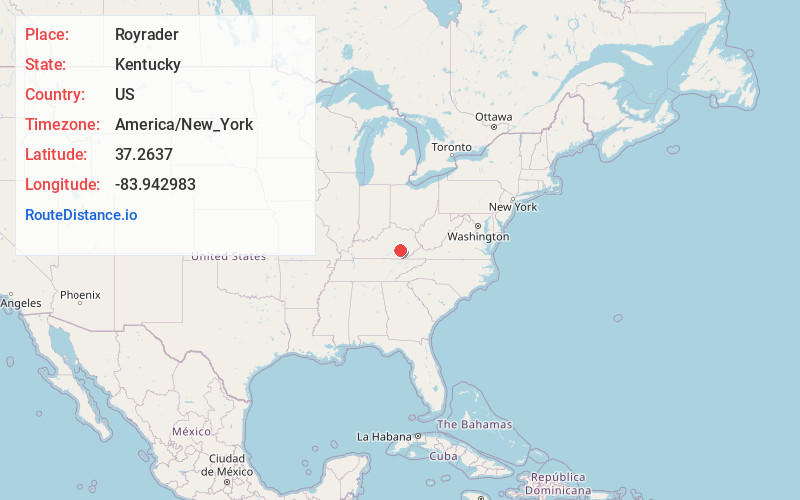 Map of Royrader