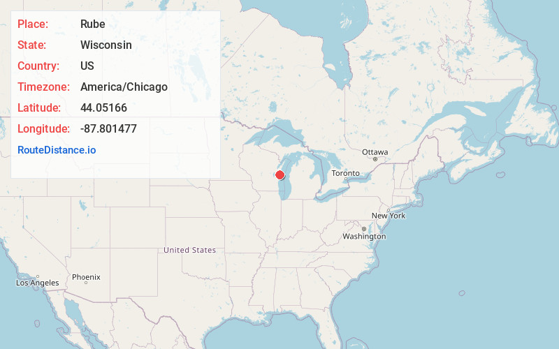 Map of Rube