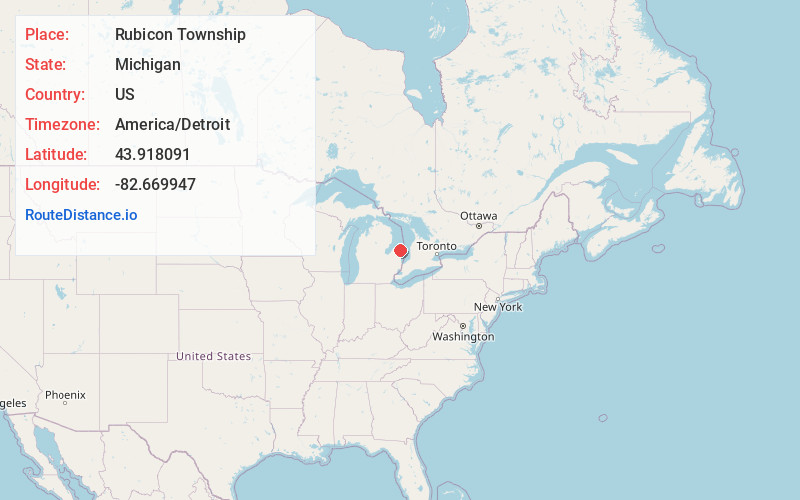 Map of Rubicon Township