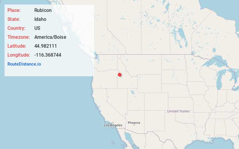 Map of Rubicon