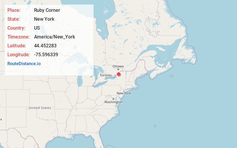 Map of Ruby Corner