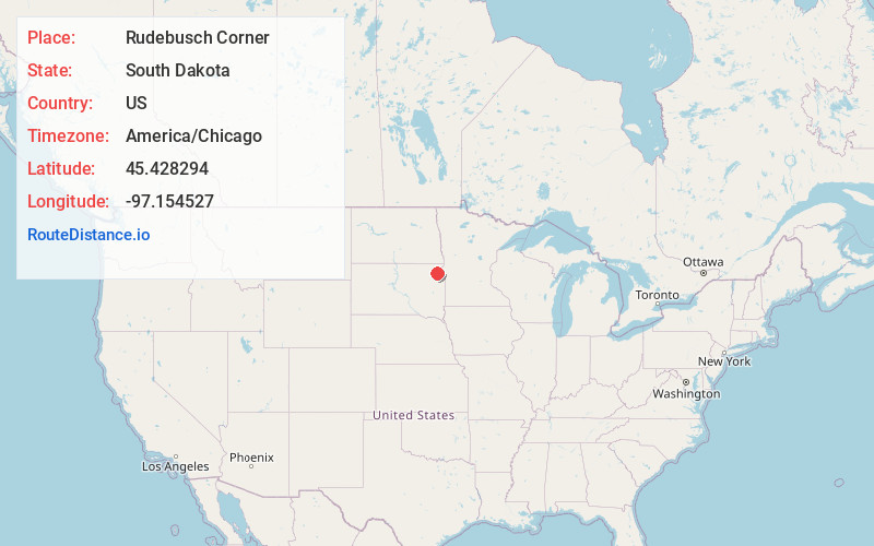 Map of Rudebusch Corner