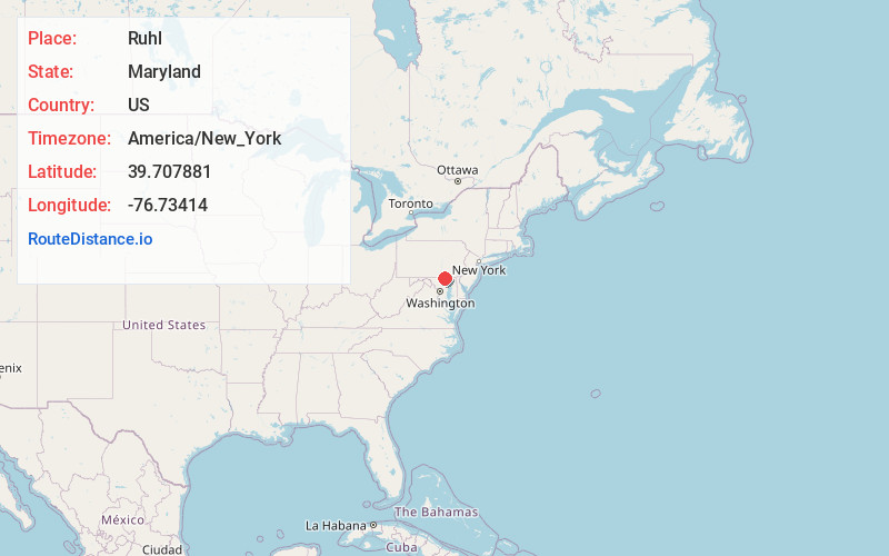 Map of Ruhl