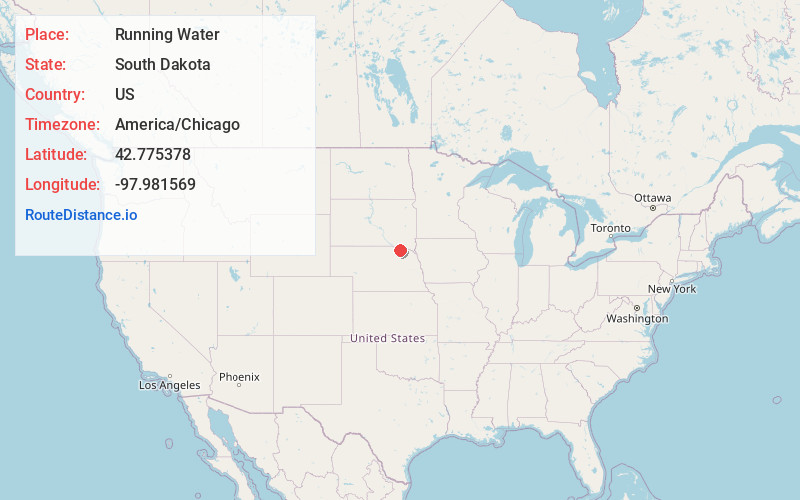 Map of Running Water