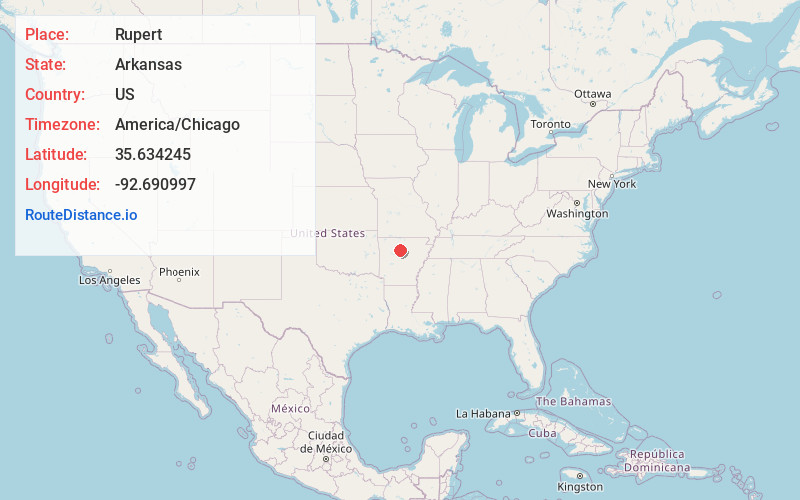 Map of Rupert