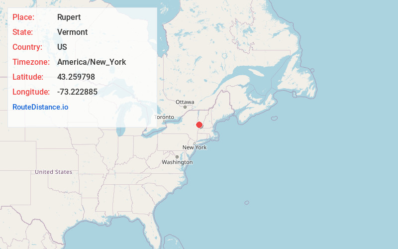 Map of Rupert