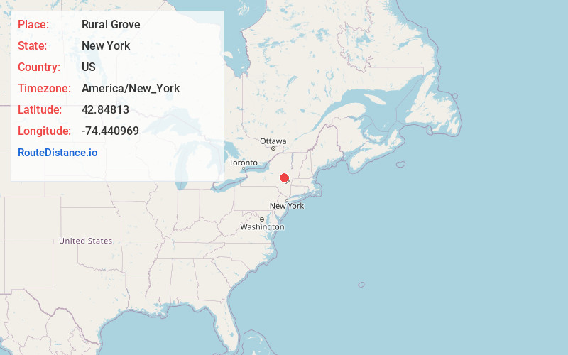 Map of Rural Grove