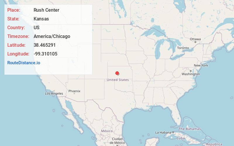 Map of Rush Center