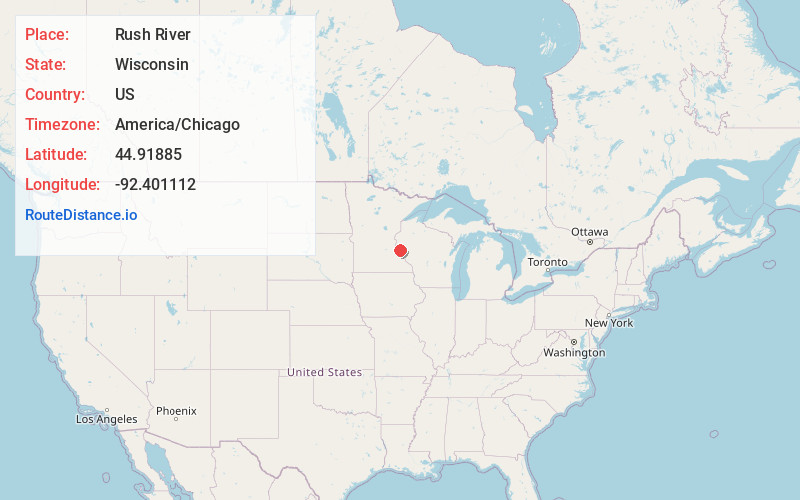 Map of Rush River