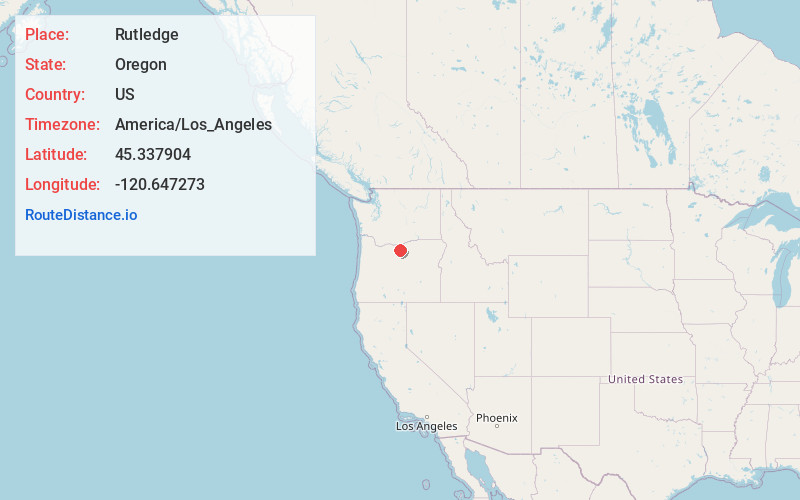 Map of Rutledge
