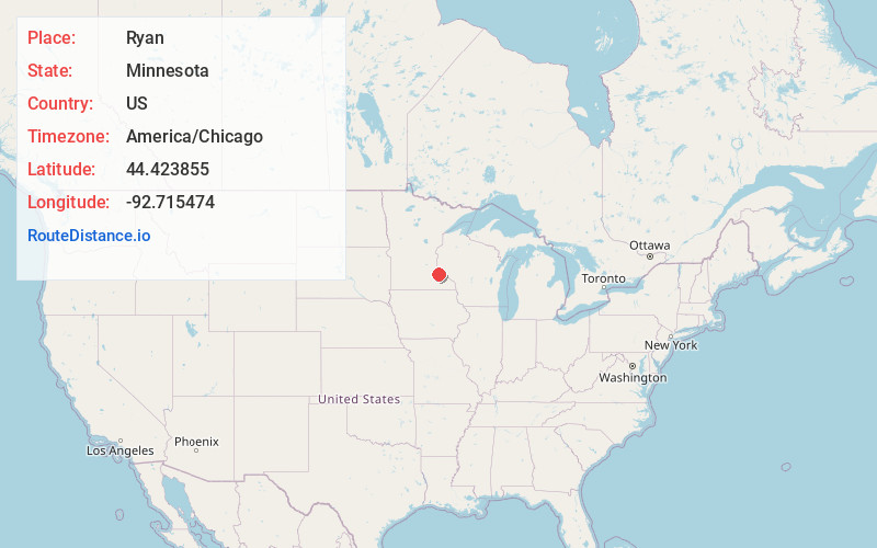 Map of Ryan