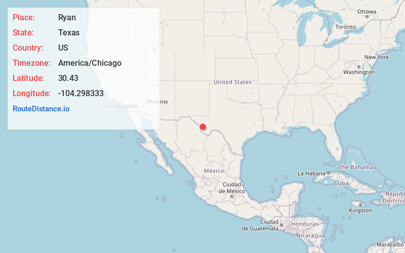 Map of Ryan