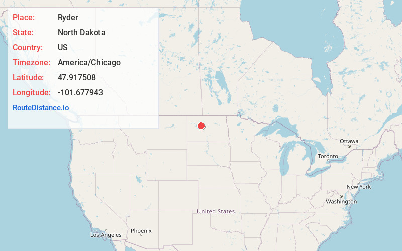 Map of Ryder