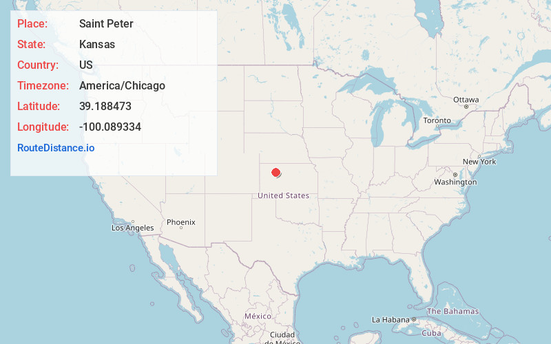 Map of Saint Peter