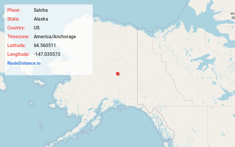 Map of Salcha