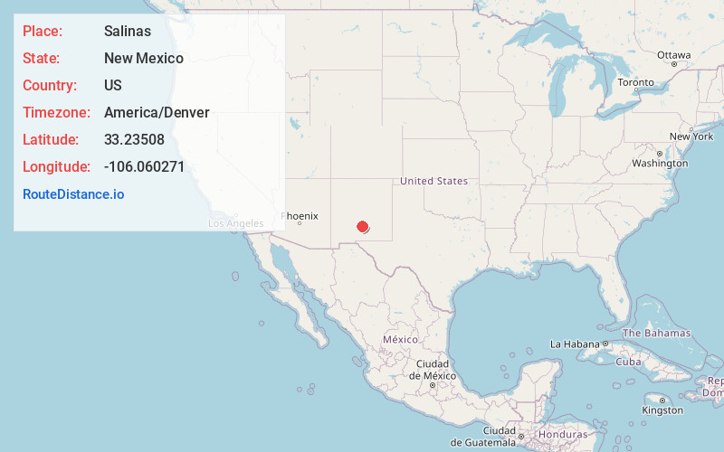 Map of Salinas