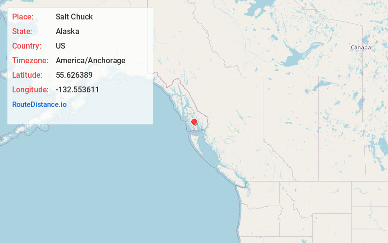 Map of Salt Chuck