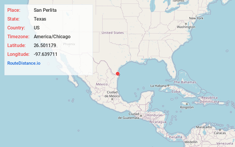 Map of San Perlita