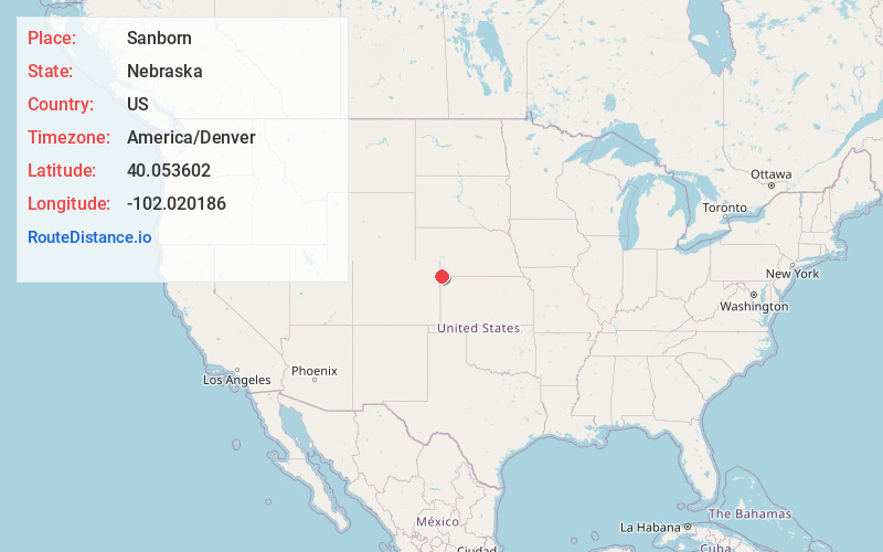 Map of Sanborn
