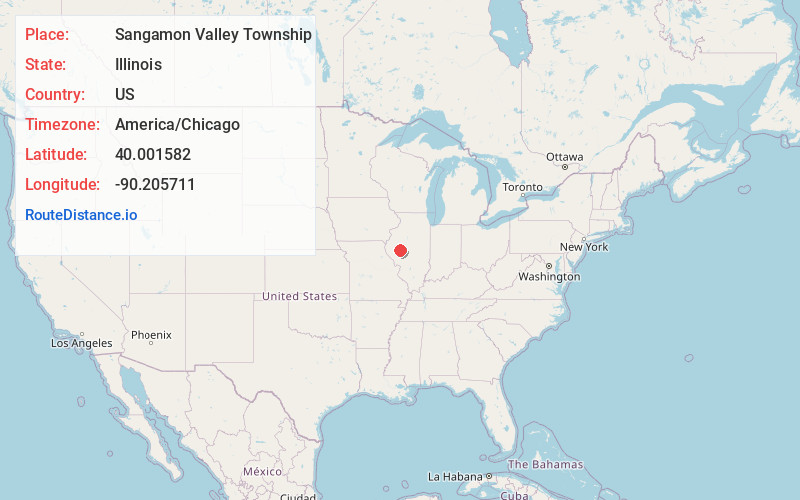 Map of Sangamon Valley Township