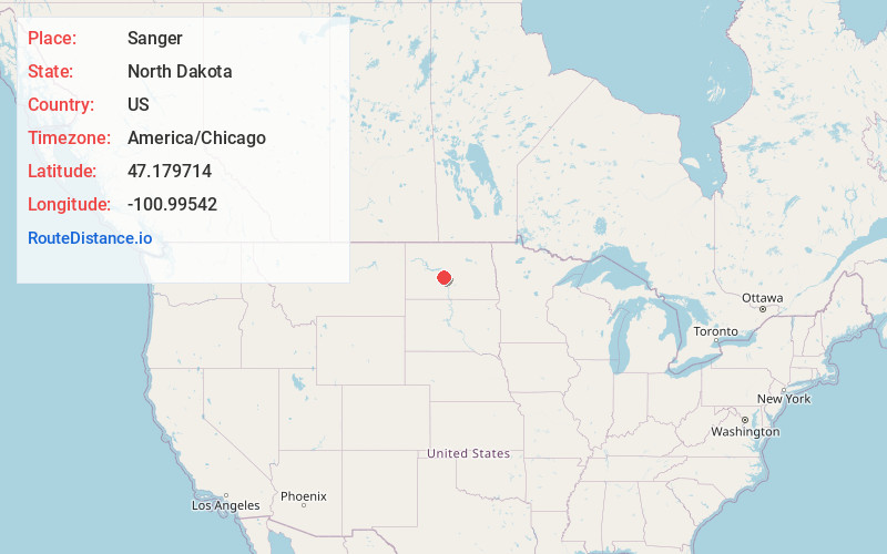 Map of Sanger