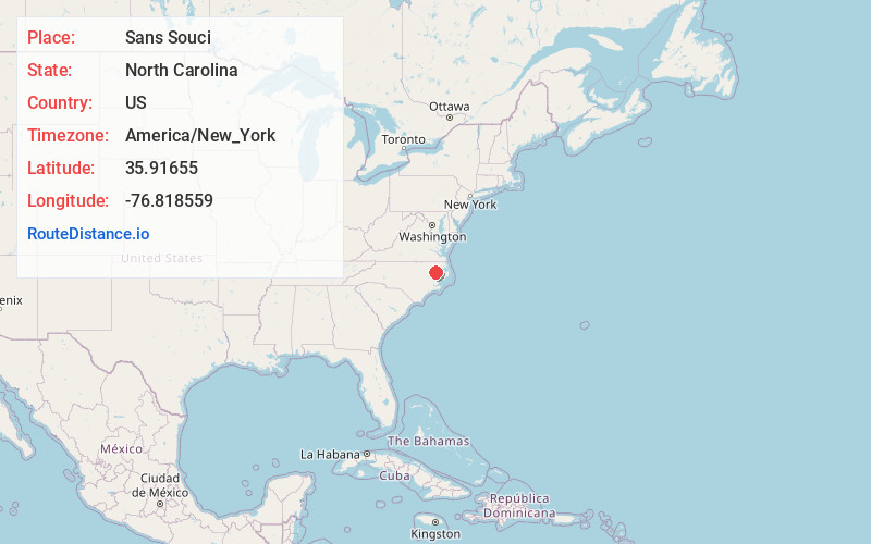 Map of Sans Souci