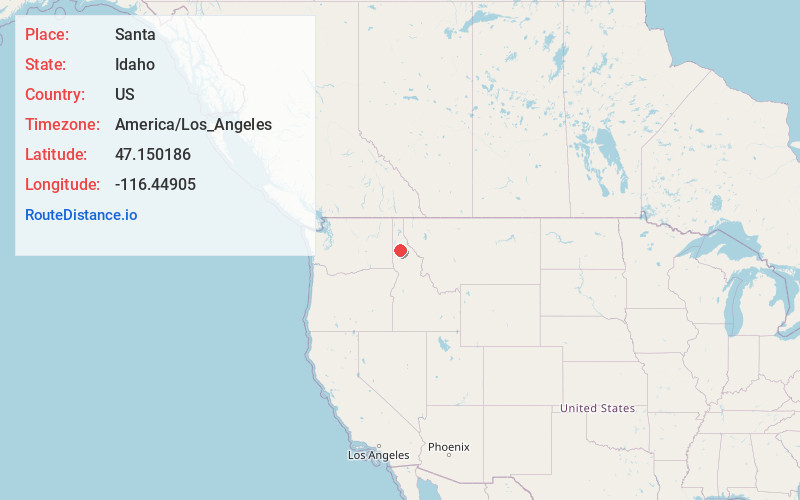 Map of Santa