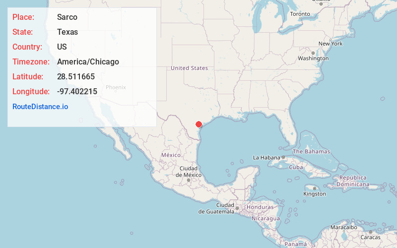 Map of Sarco