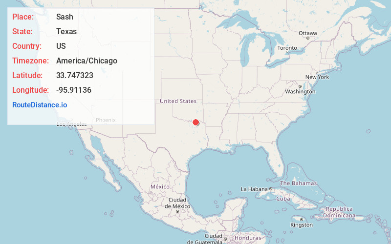 Map of Sash