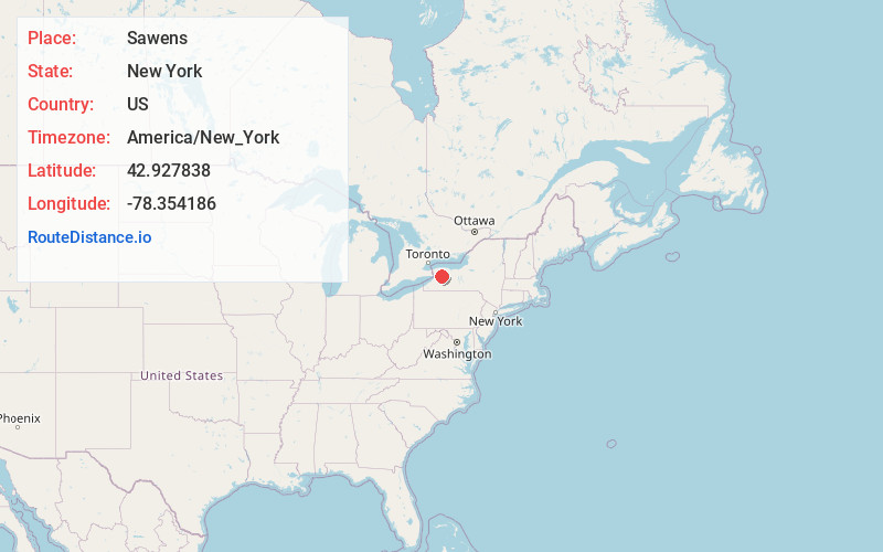Map of Sawens