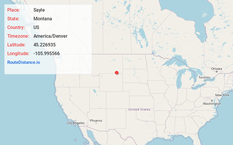 Map of Sayle