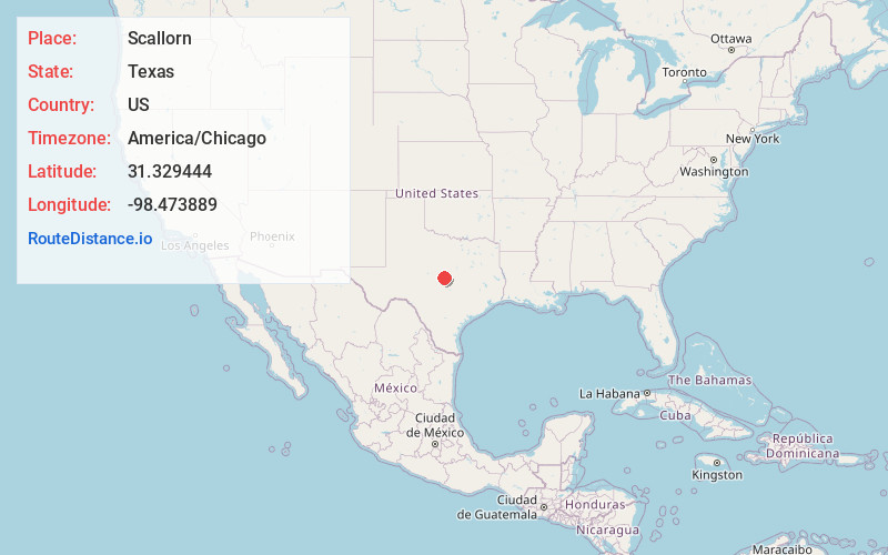 Map of Scallorn