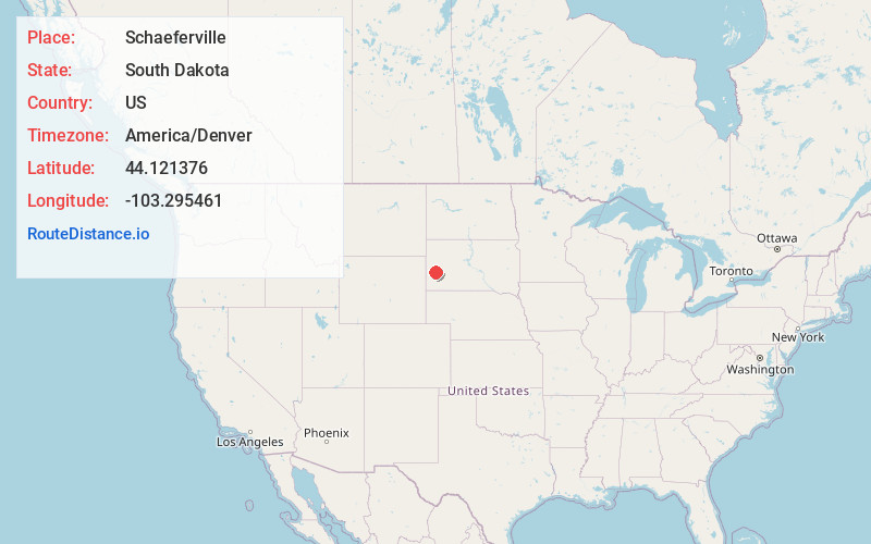 Map of Schaeferville