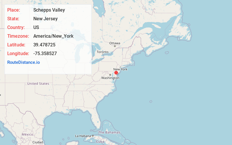Map of Schepps Valley