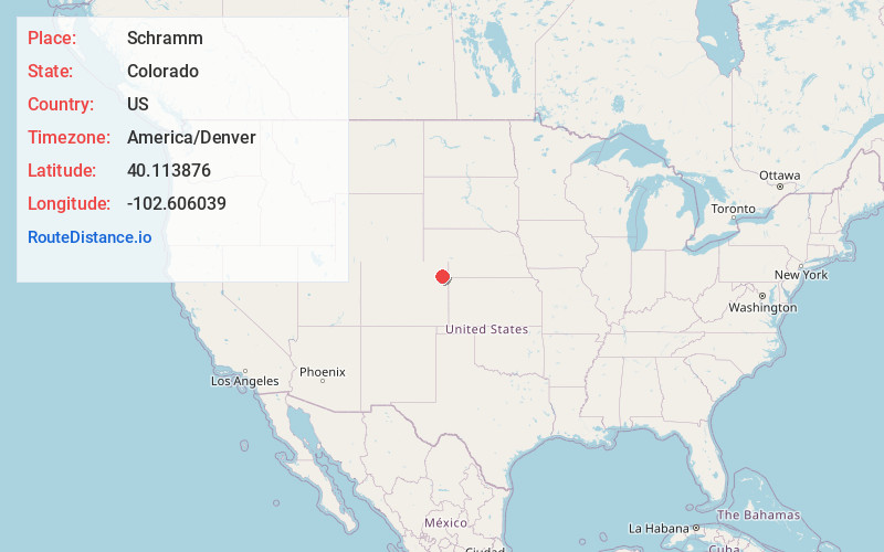 Map of Schramm