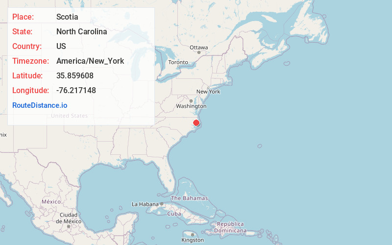 Map of Scotia