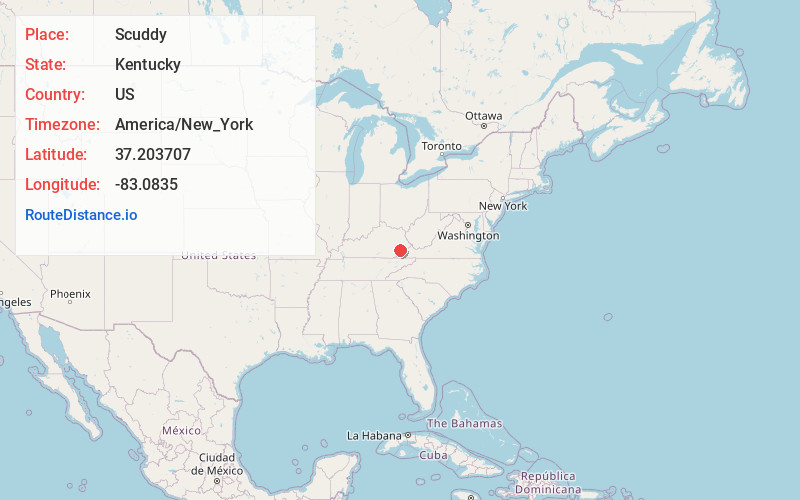 Map of Scuddy