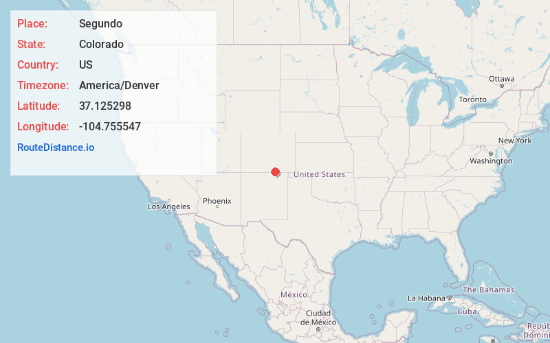 Map of Segundo