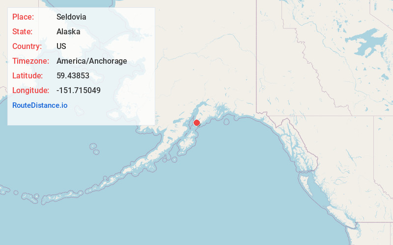 Map of Seldovia