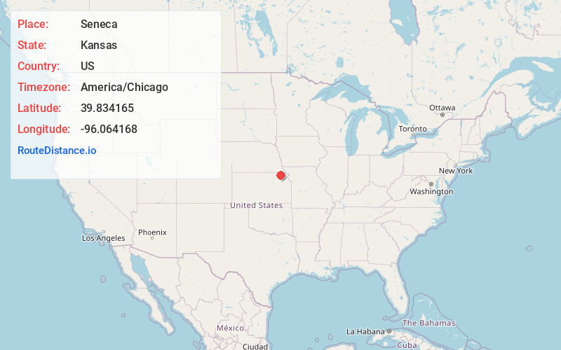 Map of Seneca