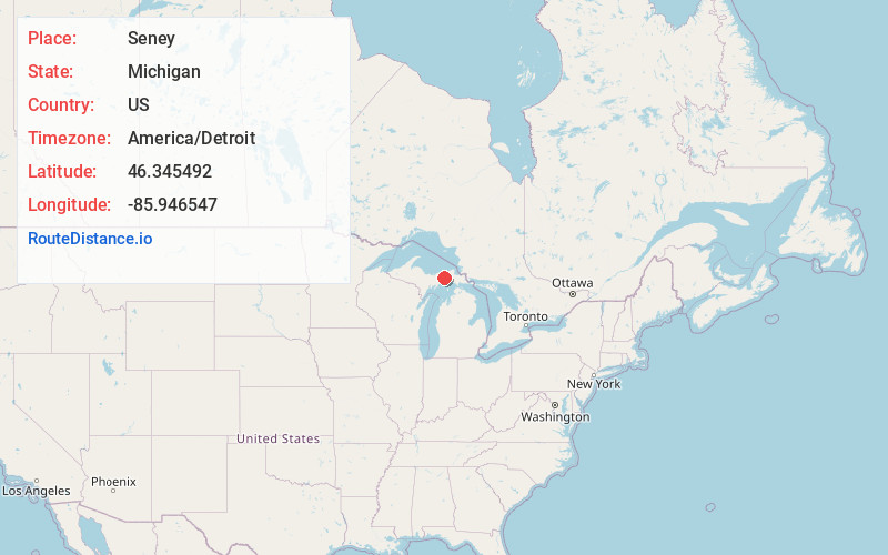 Map of Seney